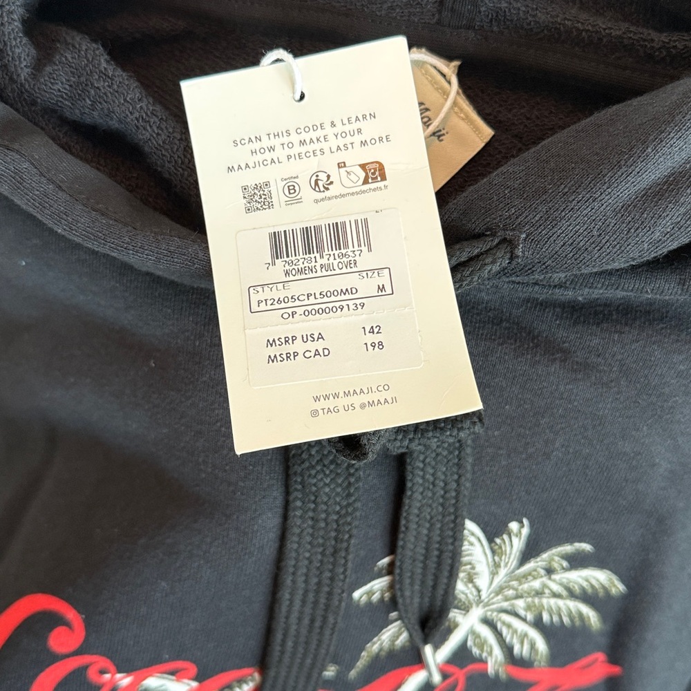 Maaji Coca Cola Horizon Pop Kentia Pull Over Size Medium NWT - Picture 11 of 11